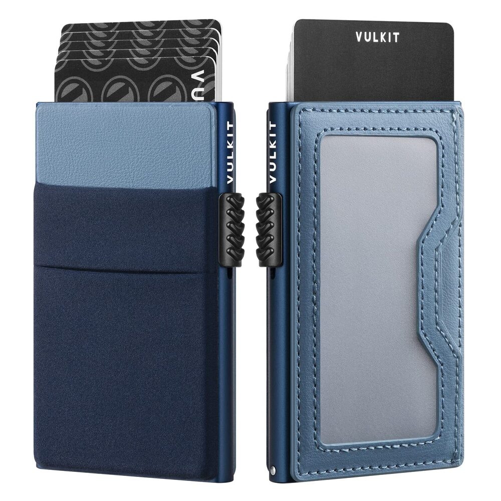 2008 Minimalist Wallet with ID Window & EDC Pocket Pop Up Card Holder RFID